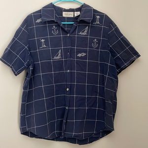 Nautical Themed Button Down